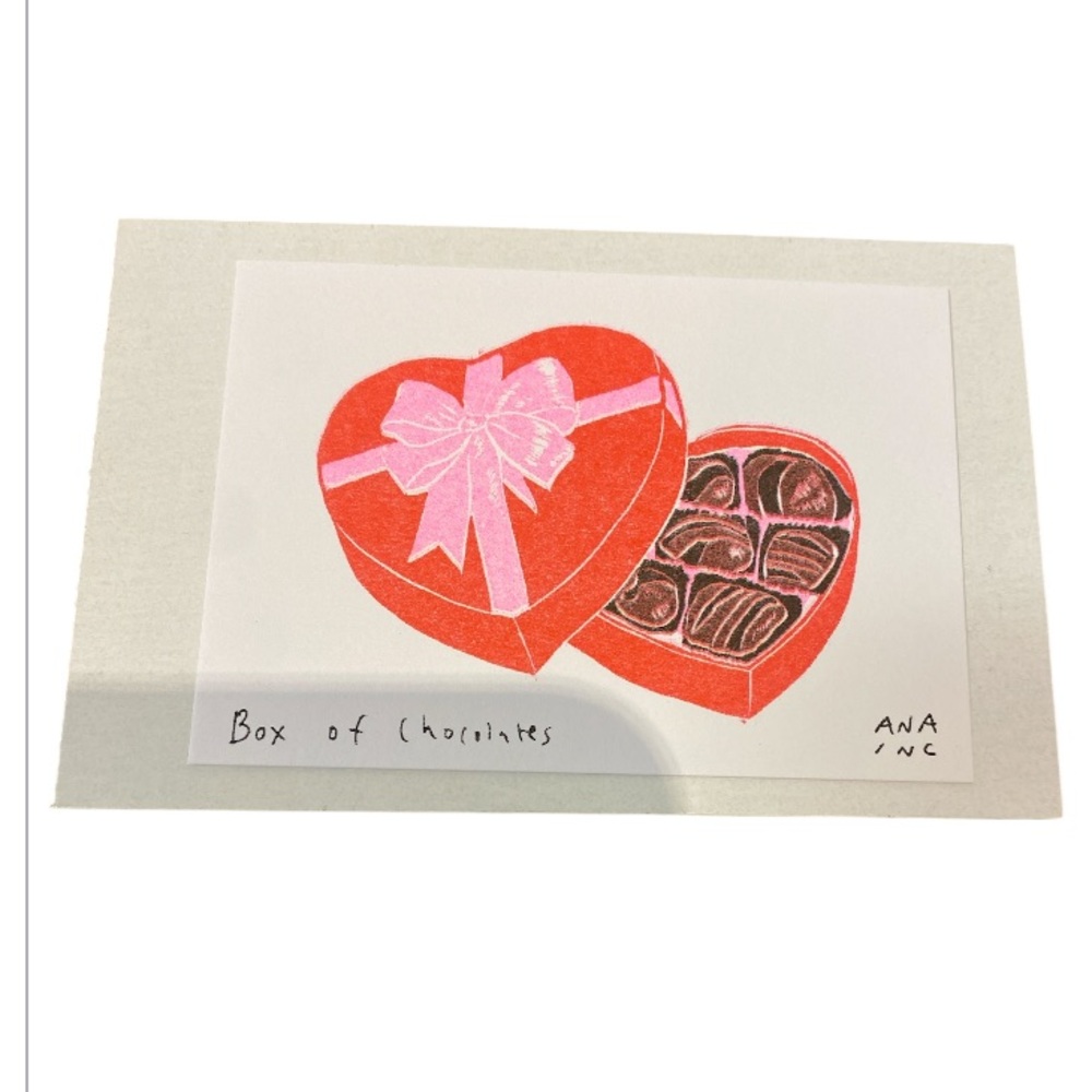 Anastasia INCIARDI Mini Print - Box Of Chocolates- From Providence, RI